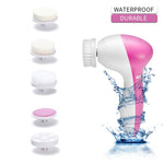 5 in 1 Electric Facial Cleanser | Skin Pore Cleaner | Blackhead Remover | Mini Beauty Massager